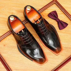 Zapatos Oxford de Hombre de Primera Calidad, Nuevos, Formato Británico, Planos e Impermeables, Ligeros, de Piel Vacuna, con Punta Redonda, Talla Grande - Product Image 6