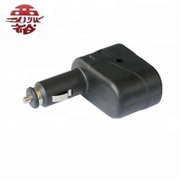 Connecteur d'alimentation automobile en cuivre avec câble, prise de chargeur de voiture LED universelle 12-24V, étanche 10A