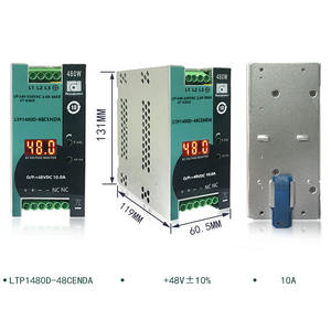 Reignpower 480W 48V 10A Puissance de commutation triphasée 48V Rail DIN Alimentation industrielle AC <span class=keywords><strong>DC</strong></span> Alimentation 480w Alimentation - Product Image 4
