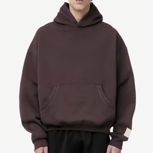 Wholesale 450GSM Hoodie Custom Logo High Quality Cotton/Bamboo Fiber Regular Fit Solid Eco-Friendly Long Sleeve <b>Jacket</b> - Product Image 2