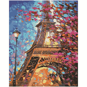 Pintura por Números, <span class=keywords><strong>Paisajes</strong></span>, Animales, Kits de Pintura al Óleo sobre Lienzo, Sin Marco, <span class=keywords><strong>para</strong></span> Adultos, Niños, Principiantes, Decoración del Hogar, Arte DIY, Regalo - Product Image 3