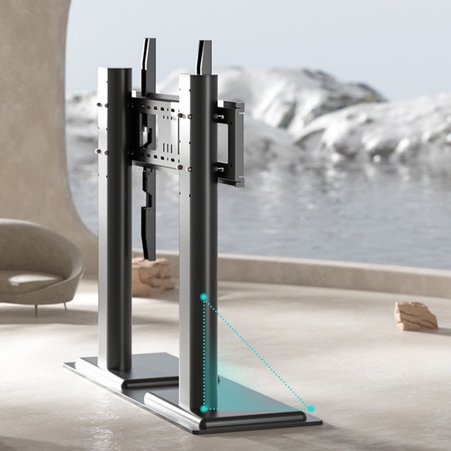 Kelmy Heavy Duty Cold Rolled Steel Desktop TV Bracket Mount Stand Base for 75-98 Inches TVs