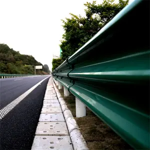 China Factory W Beam Galvanized Highway Guardrail Traffic Safety Crash Barrier