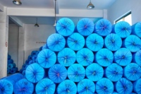 Rouleaux de gaze de coton médicale blanchie absorbante, bandage 120*1000m, 21 fils
