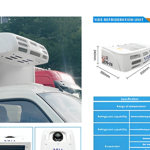 יחידת קירור למשאית YIDE YD-318 מונעת על ידי מנוע, מתח DC 12V 24V, התקנה קדמית, מקפיא -18C לתא מטען של ≤10m³ - Product Image 4