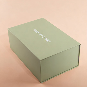 Offre Spéciale Boîte Pliable Magnétique Personnalisée Emballage Sac à Main <span class=keywords><strong>en</strong></span> Carton Gris Bon Marché pour Chaussettes Matériaux Recyclés Haut de Gamme Doublure <span class=keywords><strong>en</strong></span> <span class=keywords><strong>Éponge</strong></span> - Product Image 3