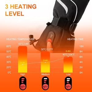 SAVIOR Hiver Snowboard Électrique Étanche Ski Alpin Batterie Rechargeable <span class=keywords><strong>Thermo</strong></span> <span class=keywords><strong>Gants</strong></span> Chauffants - Product Image 4