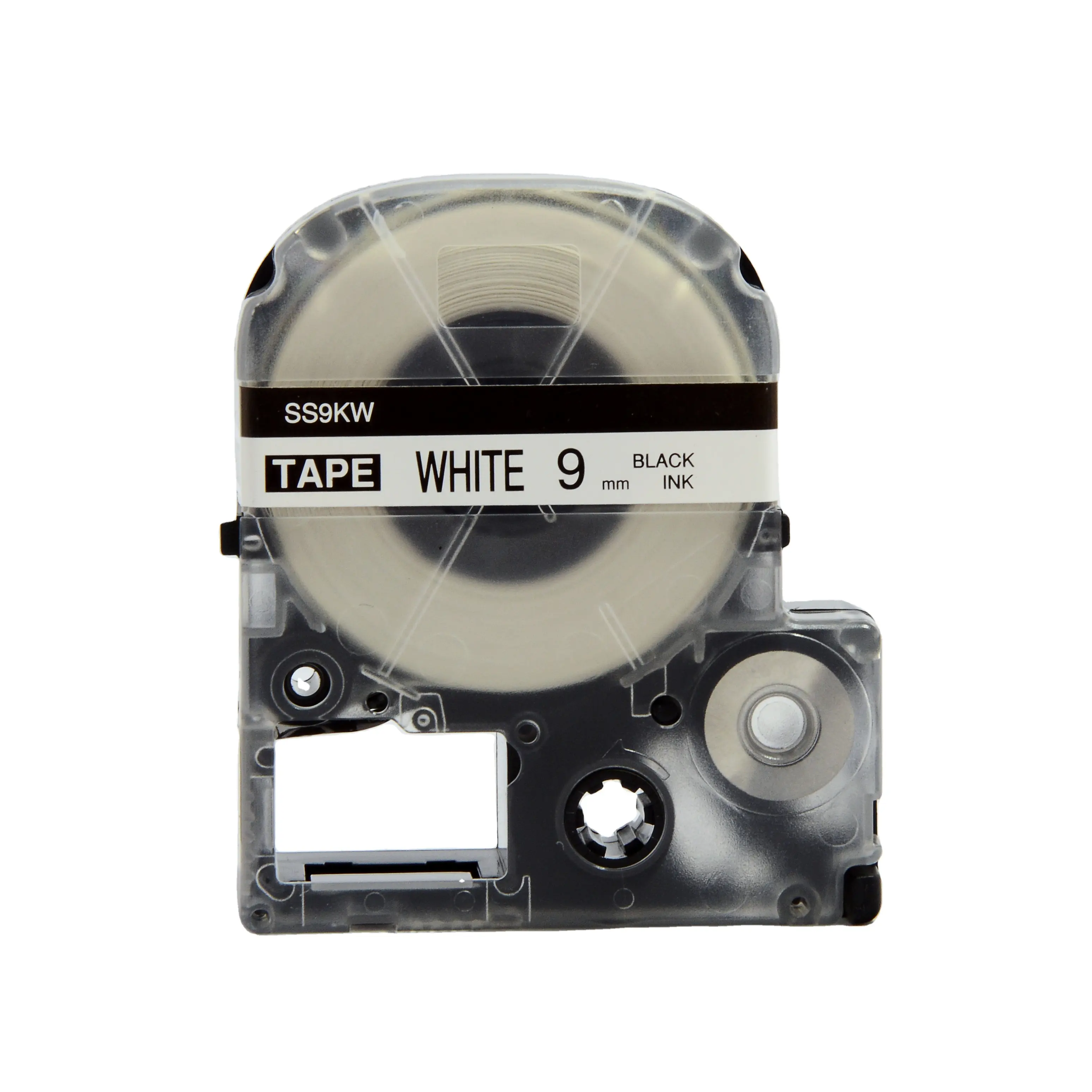 PUTY LC-3WBN/SS9KW width 9mm x length 8m Black on White Compatible Epson & King Jim Label Tape