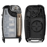 Carcasa de Repuesto para Llave Remota, Plegable, con 4 Botones, Funda para Llave de Coche