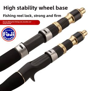 Canne à pêche professionnelle en fibre de carbone Fuji Guides 1, 5 sections, pointe en carbone massif, 16 kg de résistance, pour la pêche en eau salée, la pêche à la traîne et le lancer depuis bateau. - Product Image 4