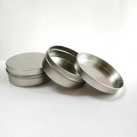 Scatola di latta con pomata da 4 once da 100ml con coperchi e coperchi ribaltabili 80x27mm per alimenti imballaggi cosmetici Eco Friendly per balsamo per barba