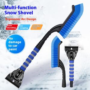 OEM/planche de déneigement de <span class=keywords><strong>voiture</strong></span> rétractable deux en un grattoir de <span class=keywords><strong>givre</strong></span> de verre rétractable et brosse à neige outil de grattoir à glace rétractable - Product Image 2