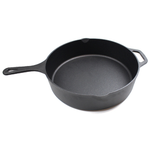 -Experiencia de hierro fundido de utensilios de cocina <span class=keywords><strong>wok</strong></span> profundo grande de sartén - Product Image 3