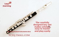 JY Golden Tone E100 Piccolo Nickel-Plated High Quality 20-Key Professional Entry-Level with Tone C