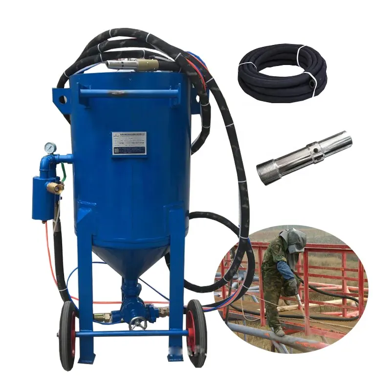 Đa chức năng không bụi sandblaster cốt thép cát nổ máy