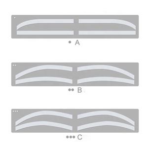 Suministros Pmu Maquillaje permanente Entrenamiento Tatuaje Brow Sticker Tool Brow Mapping Stickers - Product Image 1