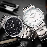 WLISTH Montre mode pour hommes bracelet en acier inoxydable montres à quartz pour hommes montre-bracelet ceinture étanche relojes hombre logo personnalisé
