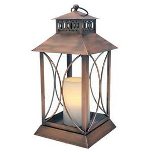 Farol decorativo hecho a mano de metal y vidrio, estilo marroquí con vidrio personalizado para decoración de buena calidad - Product Image 2