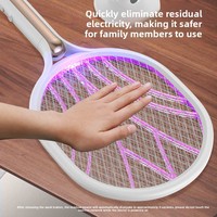 Lampe anti-moustiques électrique 2-en-1, piège à insectes UV rechargeable pour la maison