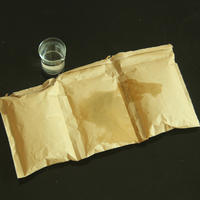 Coussin oreiller à bulles en papier Kraft écologique, 1 pièce, pour l'électronique électronique et emballage postale, pour un emballage de protection