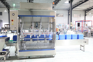 Hoàn toàn tự động bánh mỡ bôi trơn dầu động cơ động cơ dầu chai Filler điền đóng nắp và ghi nhãn máy đóng gói dây chuyền sản xuất - Product Image 2