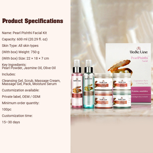 Kit Facial Ayurvédique Professionnel Pearl Pisthi – Formule Éclat et Rajeunissement de la Peau - Product Image 4