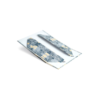 Boîte cadeau magnétique en papier recyclé écologique, emballage de luxe pour sérum de soin de la peau imprimé offset avec poignée en ruban, en stock