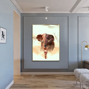 Vẽ Tay Khỏa Thân người phụ nữ và voi sơn dầu vải trang trí phòng thanh lịch tường nghệ thuật chân dung - Product Image 4