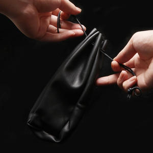 Erliao本革パイプ収納ポーチダブルパイプホルダードローストリングクロージャー付き - Product Image 5