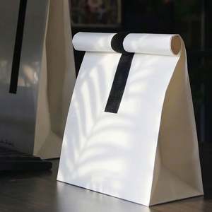 Sac isotherme à déjeuner imperméable à grande capacité avec poches latérales Logo personnalisé Sac isotherme à déjeuner pour garder les aliments frais - Product Image 3