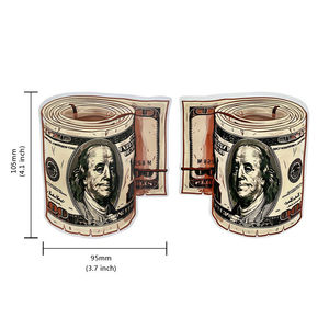 100 Pezzi 1 Set Sacchetti Mylar con Motivo Simbolo del Dollaro 3.5g, Sacchetti Anti-odore per Tabacco e Denaro, Sacchetti con Chiusura <span class=keywords><strong>a</strong></span> Zip - Product Image 5