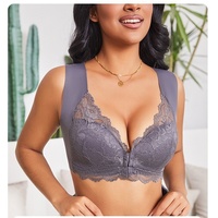 Soutien-gorge en dentelle respirant pour femme, grande taille, couvrant entièrement, push-up, sexy, sans armatures, pour usage quotidien, fitness léger et sport, vente en gros en vrac