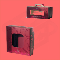 Boîtes d'emballage pour poulet frit personnalisées avec logo, qualité alimentaire, noires, jetables, pour emporter