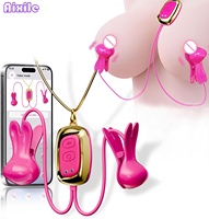 Vibrierende Nippelklemmen, verstellbare Klemmen mit Fernbedienung, Nippelvibrator, intimes Zubehör für Frauen und Paare, Sexspielzeug