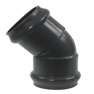 Plumbing Materials High Pressure PVC Sch 80 45 Elbow Connector Made in China