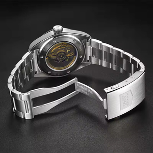 Reloj de Negocios Clásico OEM con Bisel Dentado, Diseño Personalizado, Cambio de Logotipo, Movimiento Automático Mecánico Luminoso - Product Image 3