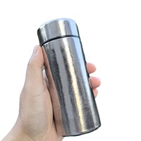 Thermos d'affaires en titane intégral, double paroi sous vide, petite capacité, mini-gobelet de poche pour l'extérieur, vente en gros