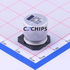 ตัวเก็บประจุ EEEFK1H331AQ อลูมิเนียมอิเล็กโทรลีติค SMD D12.5xL13.5mm 330uF 20% 50V 675mA-120Hz - Product Image 1