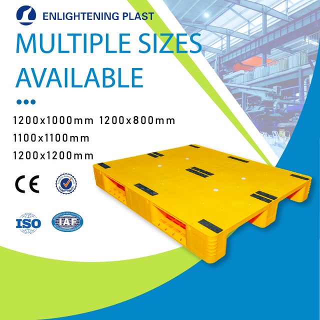 Bulk HDPE Nine Leg Flat Plastic Pallets 1200x1200mm Durable Plastic Pallets for Electronics Wholesale Price