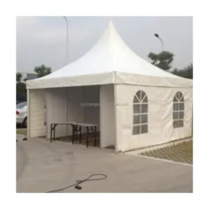 Tenda pesta pernikahan luar ruangan kustom tahan air bingkai aluminium tenda pagoda untuk acara