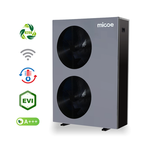 Pompe à chaleur domestique air-eau à onduleur R290 pour chauffage et eau chaude sanitaire, OEM pour l'hiver, noir, électrique, métal - Product Image 2