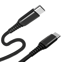 Câble de charge rapide Type C vers Type C, câbles de chargeur de téléphone portable PD, câbles de données téléphoniques, câbles USB C vers USB C, câbles de chargeur