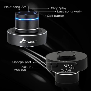 Gs adin 26W Vibro không dây cho Bluetooth Mini Loa siêu trầm di động hàng xóm rung cộng hưởng âm nhạc cột cho điện thoại - Product Image 5