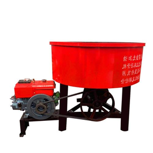 Mesin Diesel pengaduk beton bergerak portabel kecil panci semen Mixer beton Batching blok tanaman mesin pembuat - Product Image 3