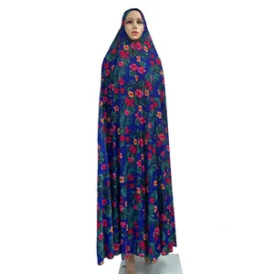 MC-1605 good quality Floral Printed Prayer Dresses Abaya Muslim Middle East Islamic Women's Robes Wholesale Abaya