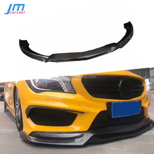 สปอยเลอร์ขอบหน้าสำหรับ CLA Class คาร์บอนไฟเบอร์สำหรับ <span class=keywords><strong>Mercedes</strong></span> <span class=keywords><strong>Benz</strong></span> W117 CLA200 <span class=keywords><strong>CLA250</strong></span>กันชนสไตล์สปอร์ต R1กันชนป้องกันคาง - Product Image 1