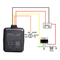 Traceur GPS 4G pour voiture MiCODUS MV880G PRO, étanche IP67, résistant aux hautes températures, avec relais pour couper le moteur