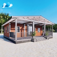 Zhongnan Maisons Préfabriquées Modulaires Détachables 20 PIEDS avec 1, 2, 3 ou 4 Chambres, Conteneur Moderne, Appartement, Mini Maison en Bois, Villa