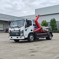 Camion benne à bras de ramassage détachable pour la collecte des déchets, le recyclage et le transport de matériaux en vrac