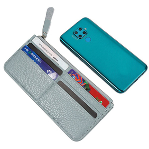 <span class=keywords><strong>Portafoglio</strong></span> da <span class=keywords><strong>donna</strong></span> in vera pelle RFID con chiusura a cerniera <span class=keywords><strong>blu</strong></span> portamonete lungo con fodera in Nylon - Product Image 6